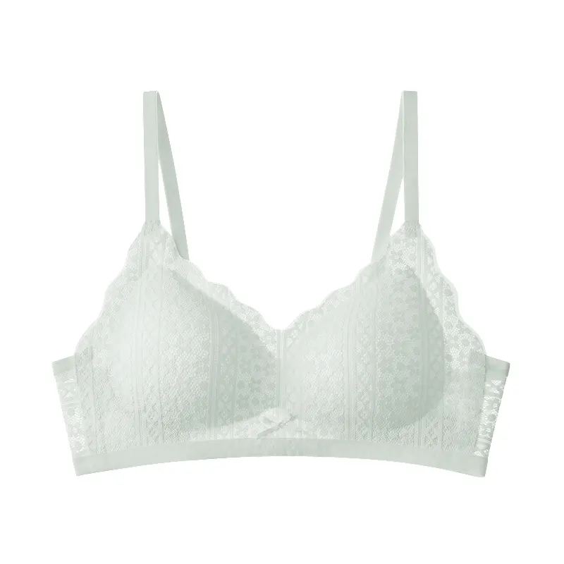 Lace Wireless Push Up Support Small Chest Bra