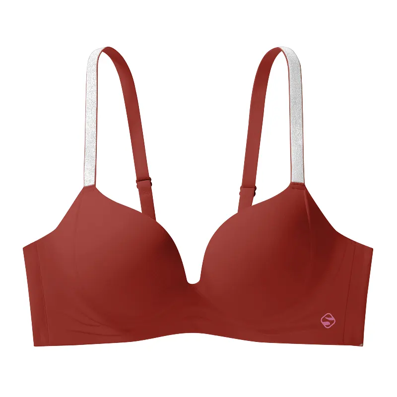 Supportive Wireless Push Up Small Breasts Bra