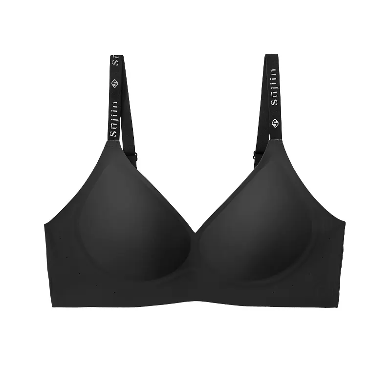 Supportive Letter Strap Wireless Push Up Bras