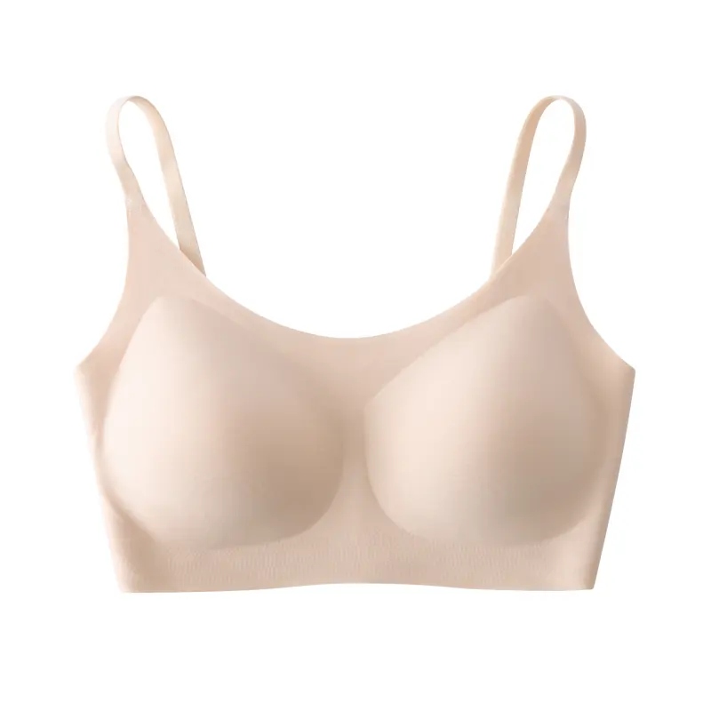 Seamless No Underwire Push Up Padded Tank Bras