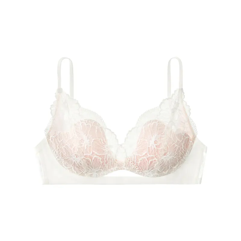 Floral Lace Push-Up Wireless Bras