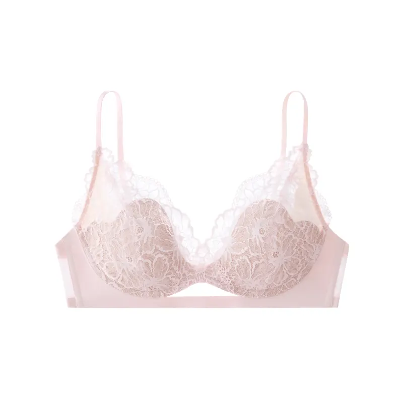 Floral Lace Push-Up Wireless Bras