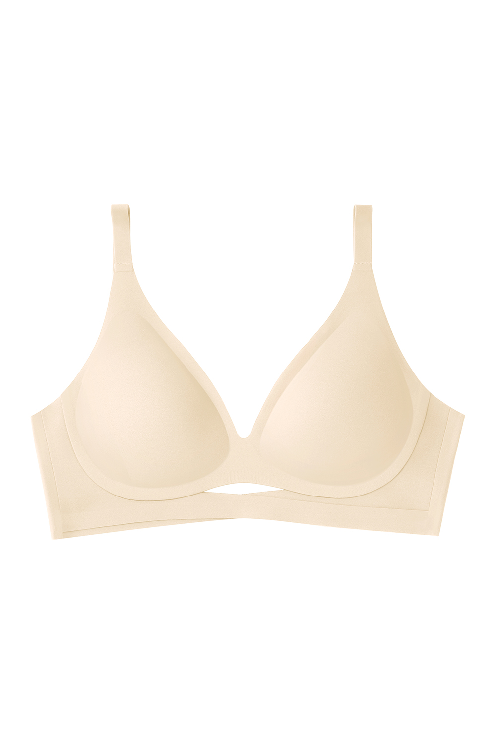 Seamless Push Up Cross-folding Bra