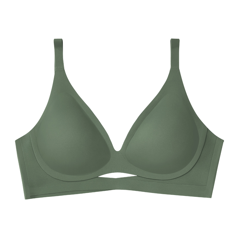 Seamless Push Up Cross-folding Bra