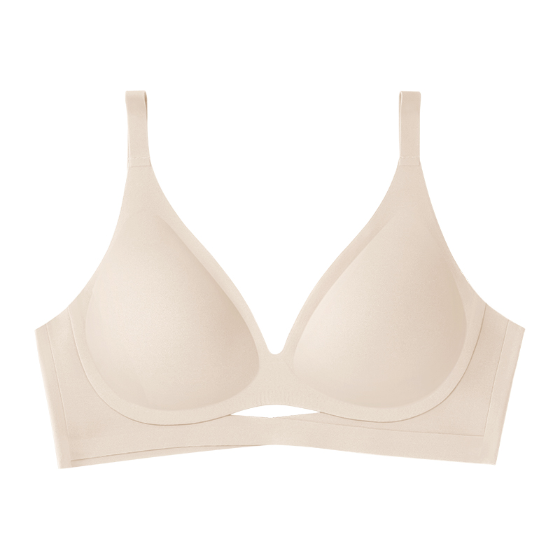 Seamless Push Up Cross-folding Bra