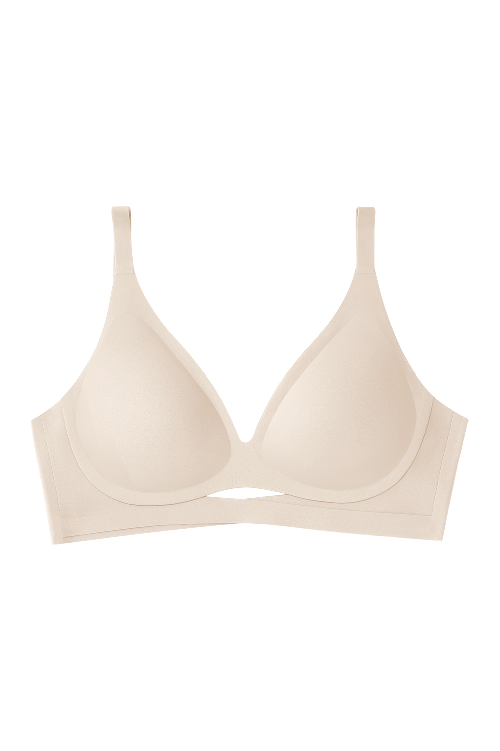 Seamless Push Up Cross-folding Bra