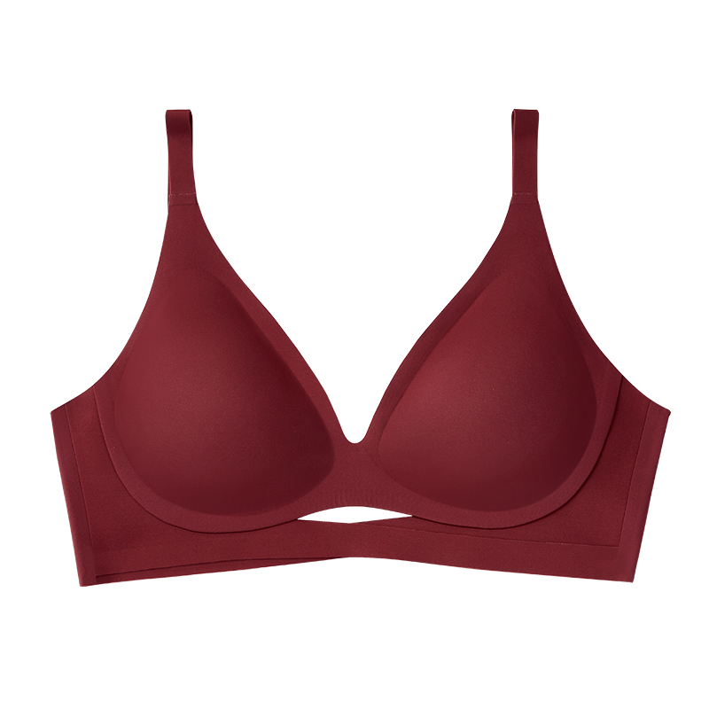 Seamless Push Up Cross-folding Bra