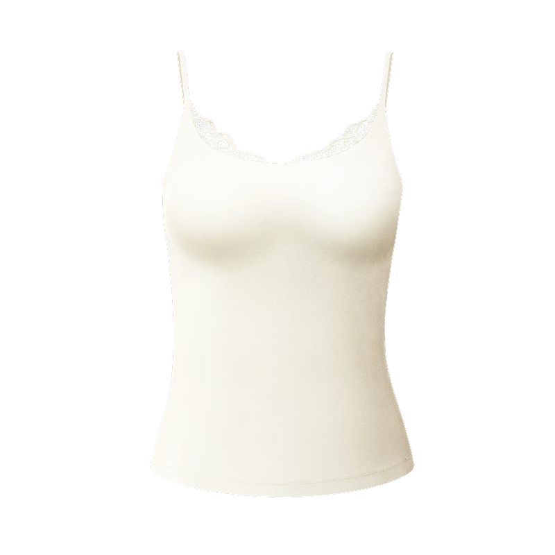 Lace Splicing Sleeveless Thermal Tank Tops