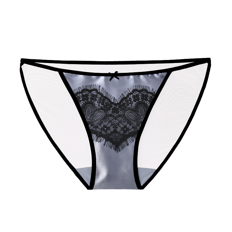 Satin Lace Low-rise Thin Briefs