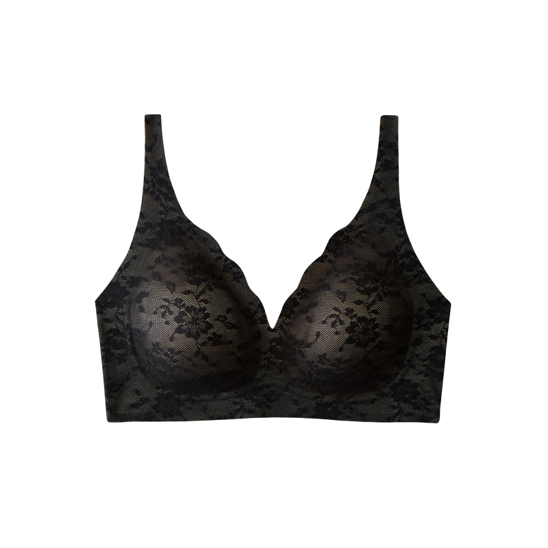 Sexy Plunge Lace Push Up Bra