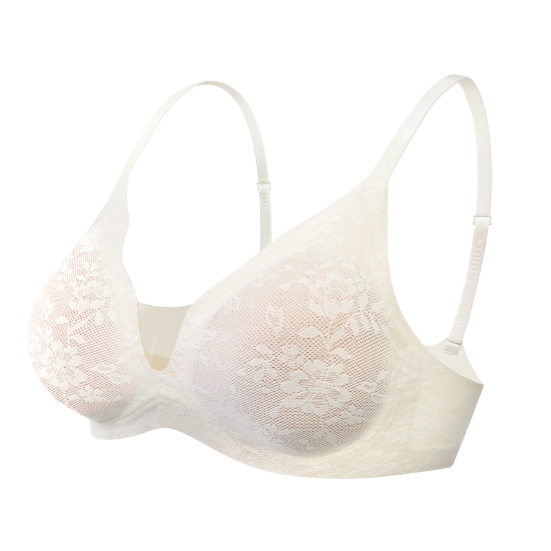 Lace Wireless Push Up Bra