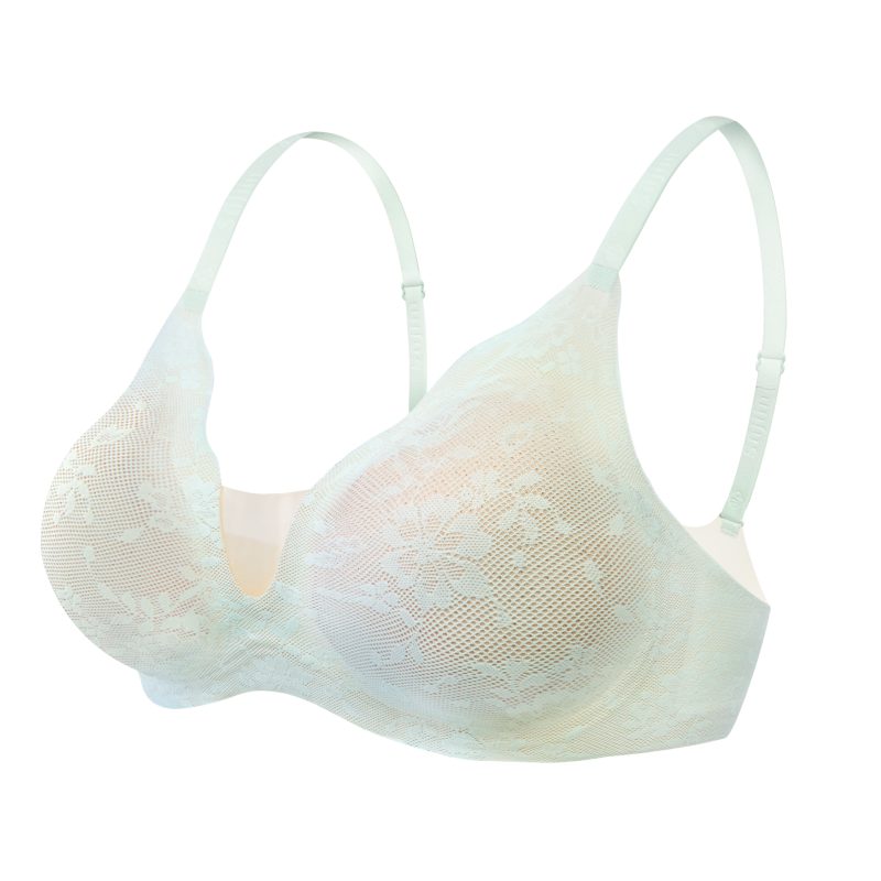 Lace Wireless Push Up Bra