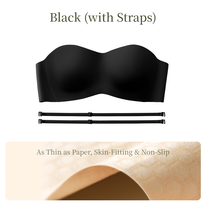 Strapless Invisible Wireless Push Up Bra