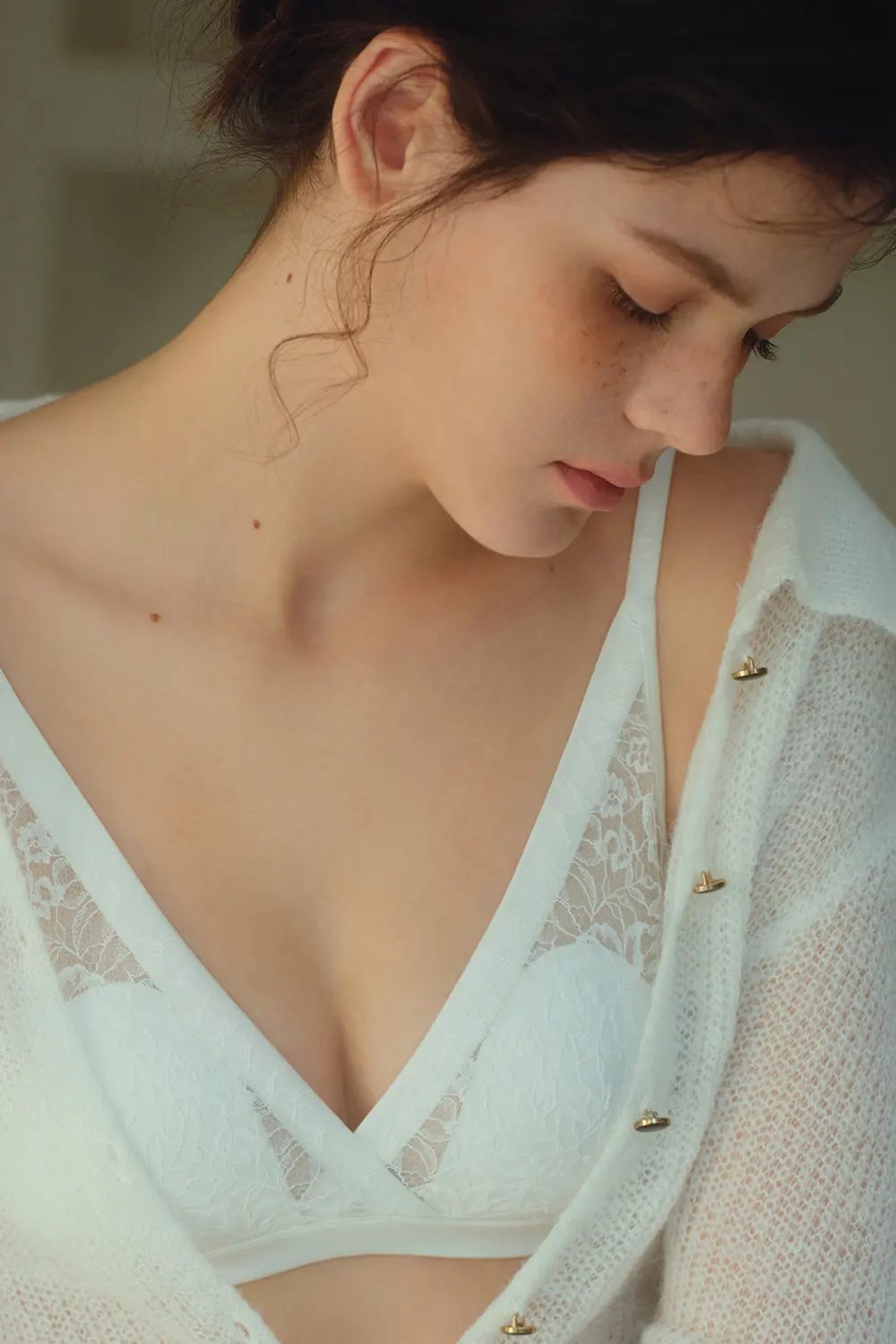Mulberry Silk French Sexy Lace Wireless Bras