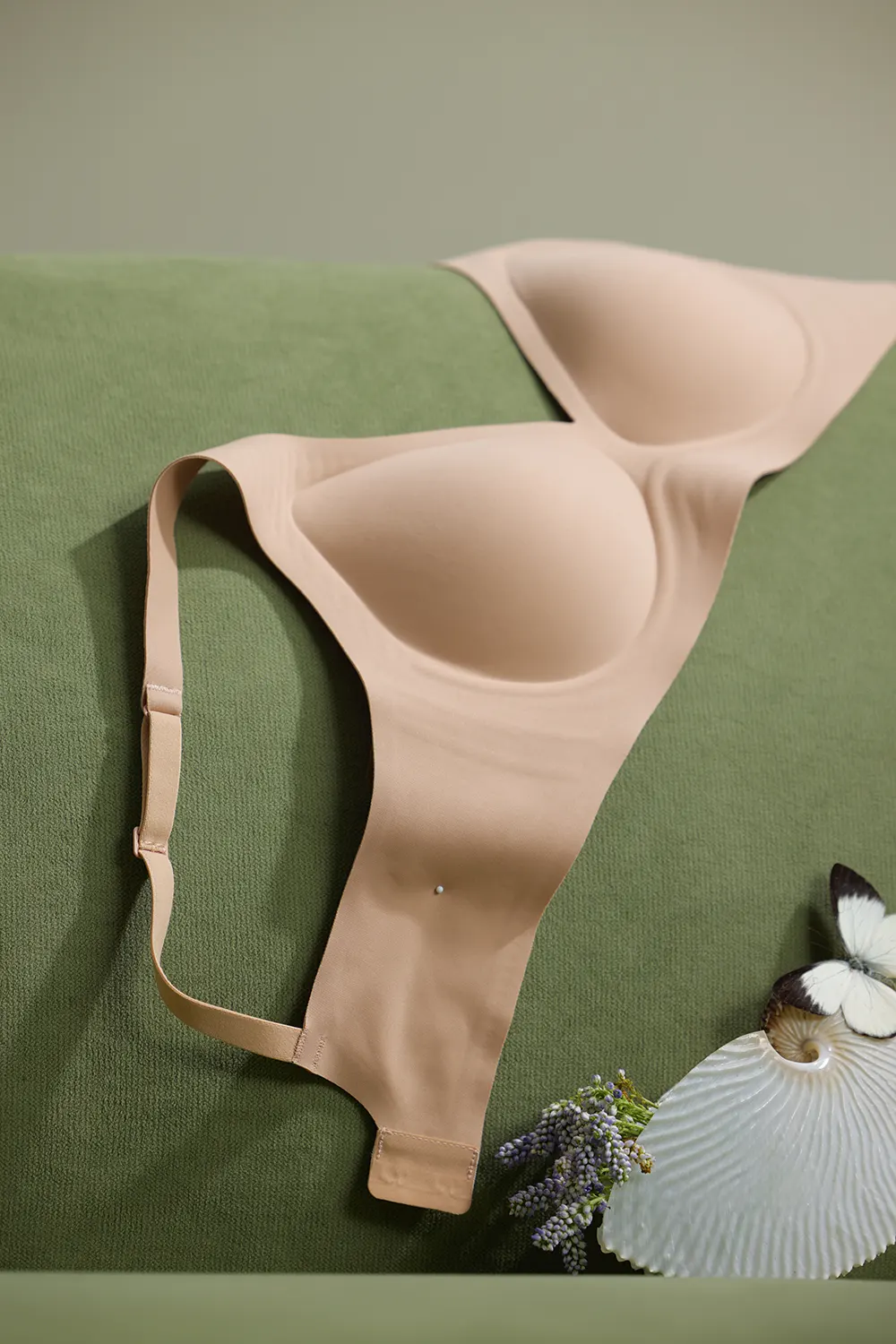Push Up Seamless Wireless Deep V Plunge Bras
