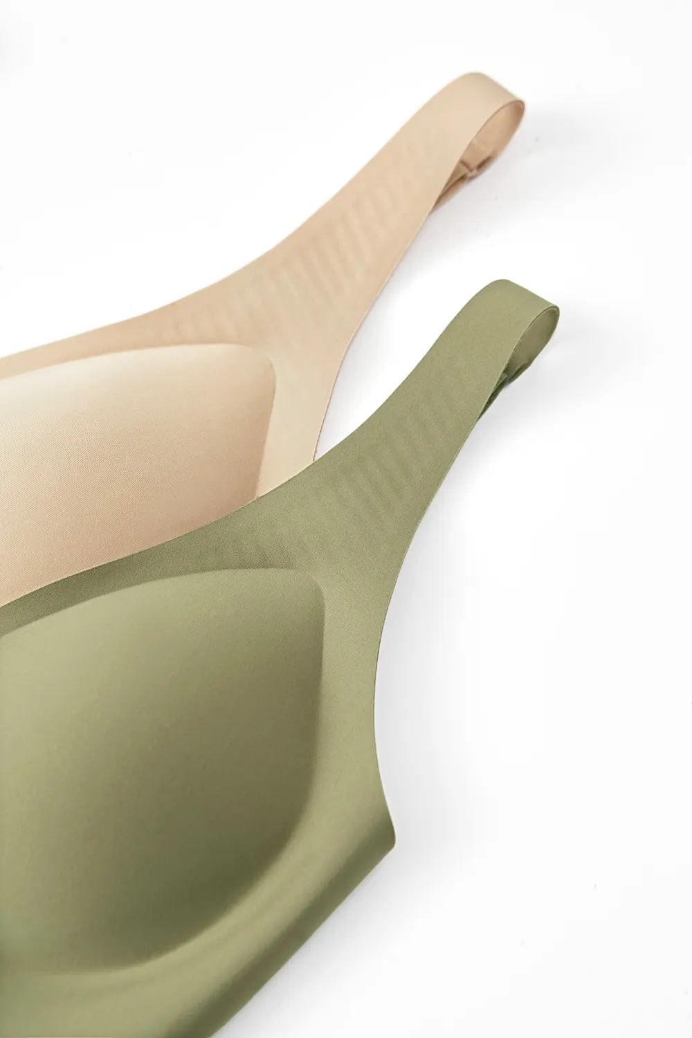 Push Up Seamless Wireless Deep V Plunge Bras