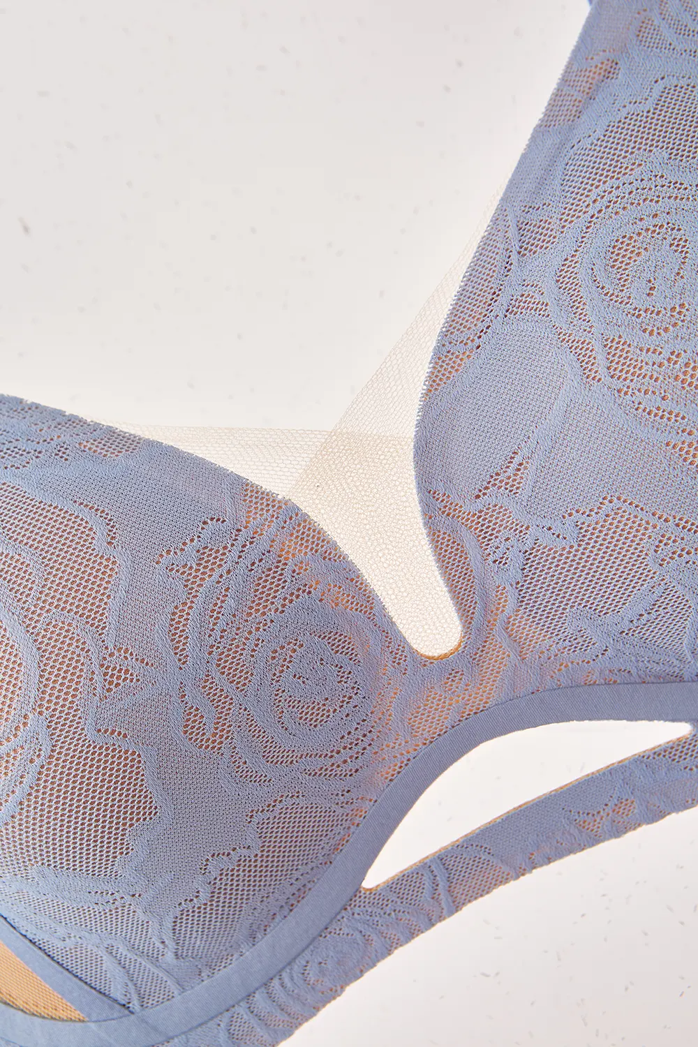 Sexy Lace Push Up Wireless Plunge Bra