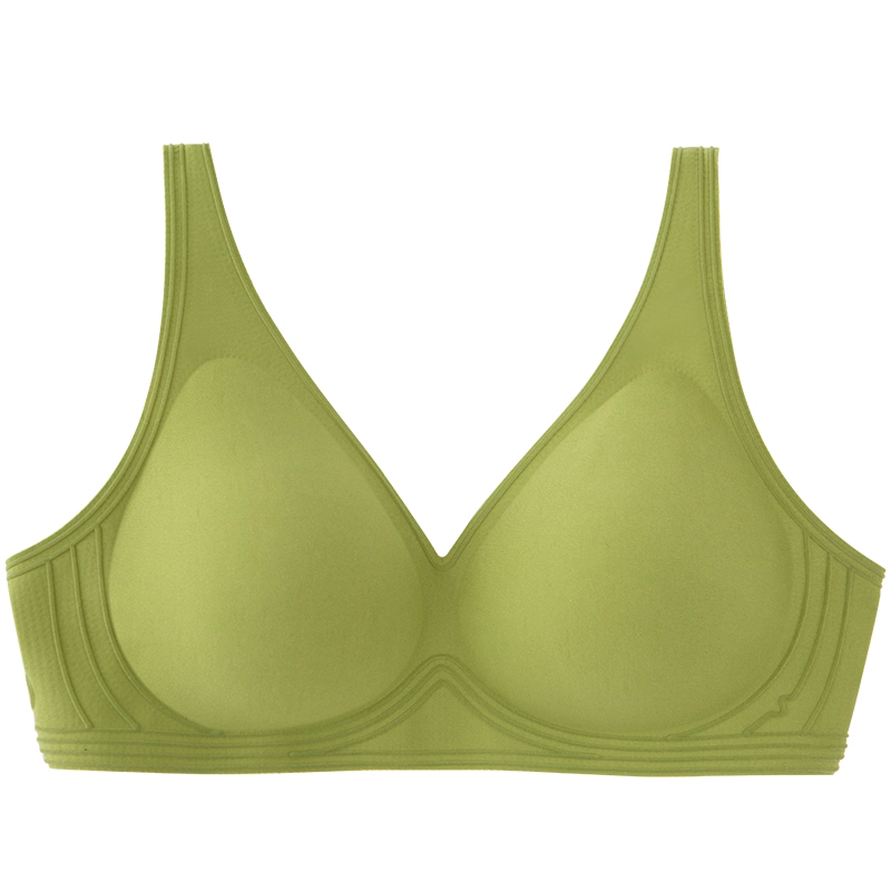Jelly Seamless Push Up Padded Wireless Bra