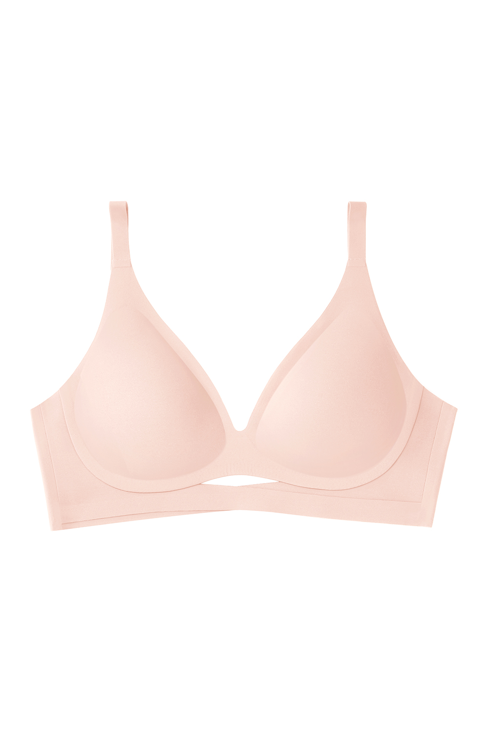 Seamless Push Up Cross-folding Bra