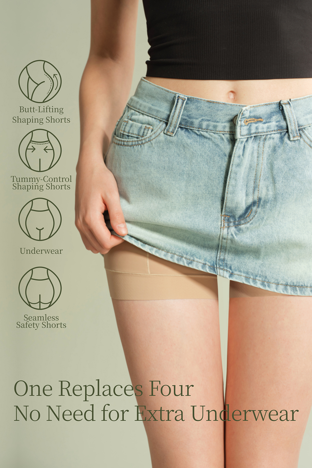 Lifting Tummy Control Shorts Shapewear-sujiin Official Store
