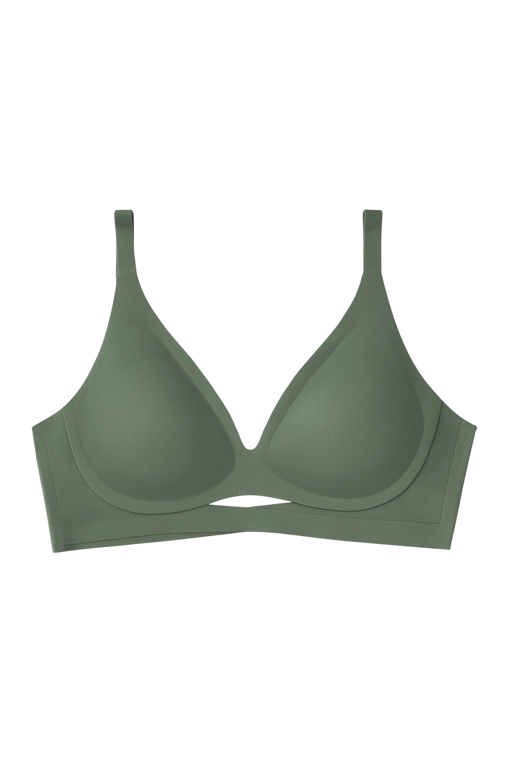 Seamless Push Up Cross-folding Bra
