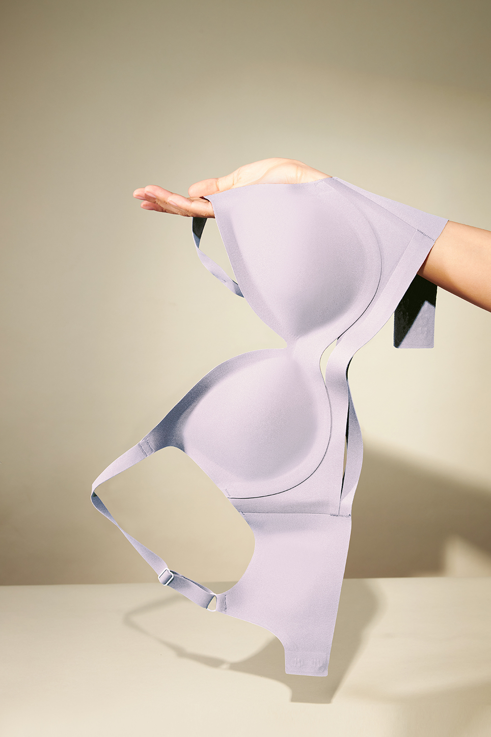 Seamless Push Up Cross-folding Bra
