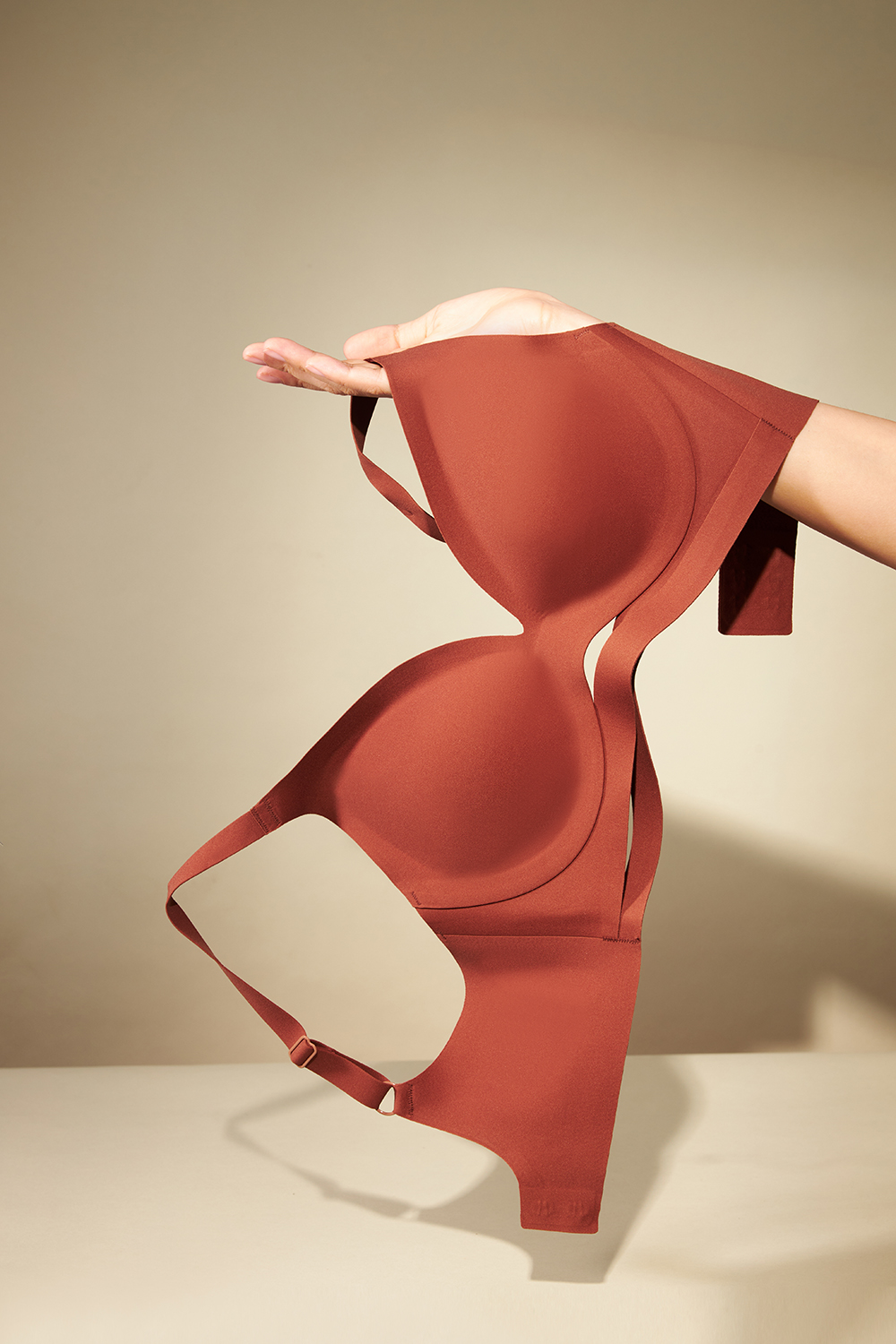 Seamless Push Up Cross-folding Bra