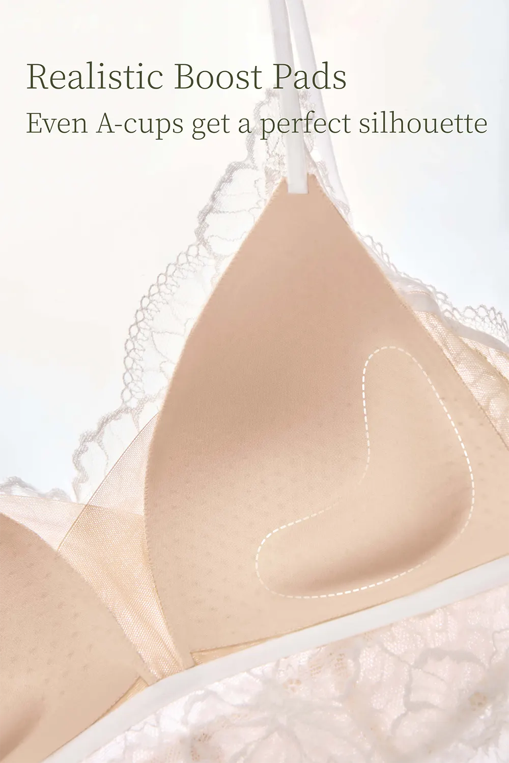 Lace Wireless Thin Tank Bra