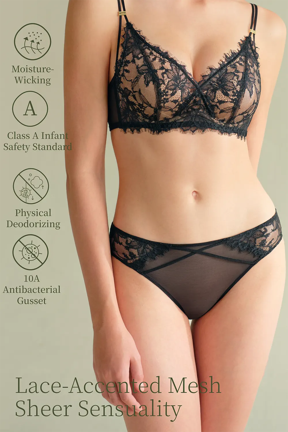 Lace Bra and Underwear Sets