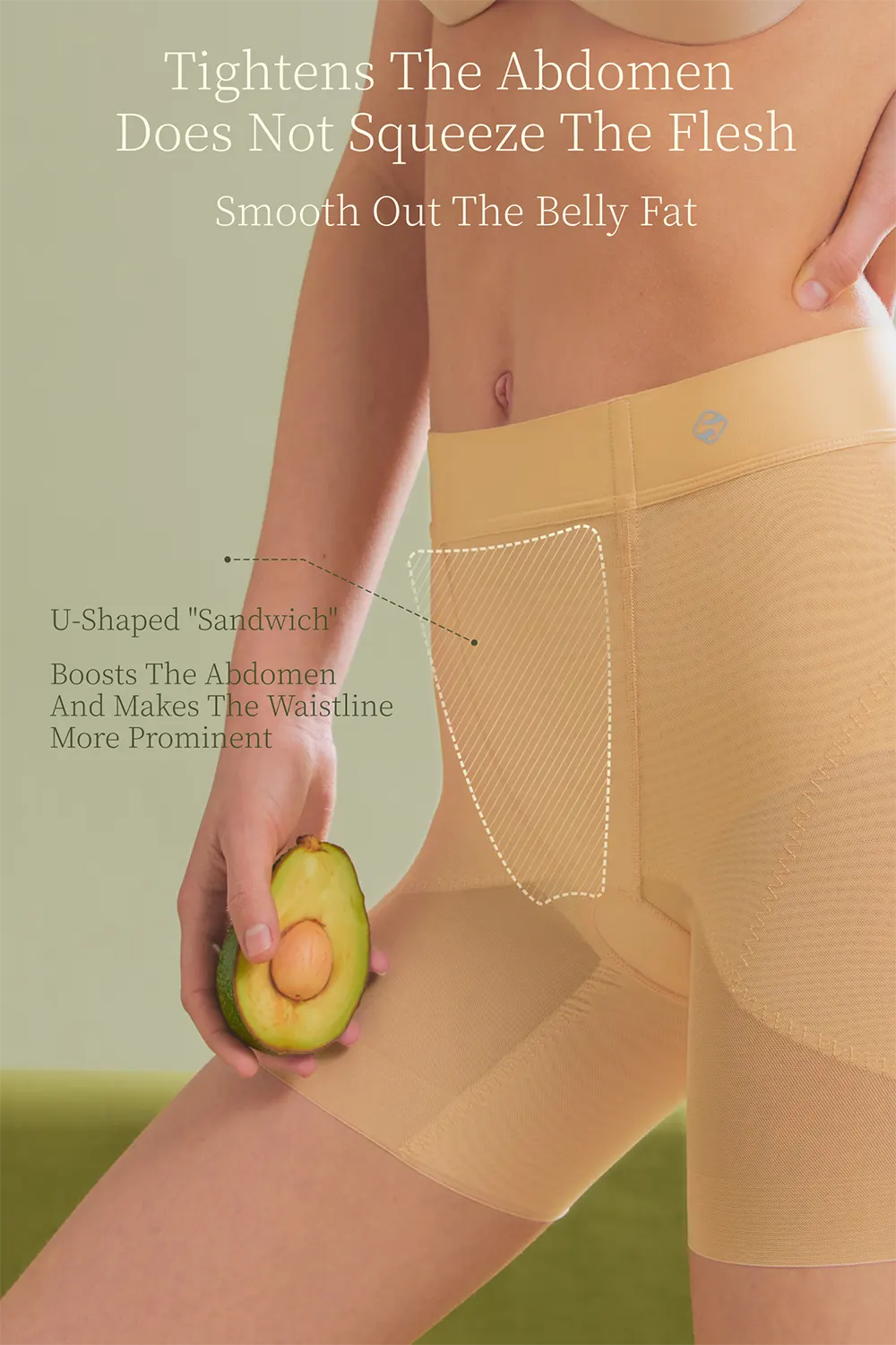 Seamless Tummy Control Faja Body Shaper