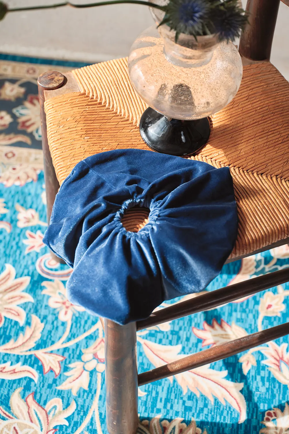French Velvet Satin Hair Tie