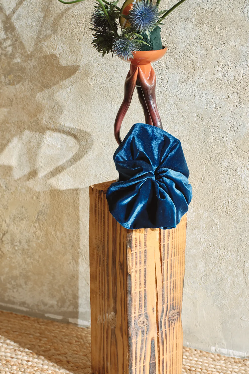 French Velvet Satin Hair Tie