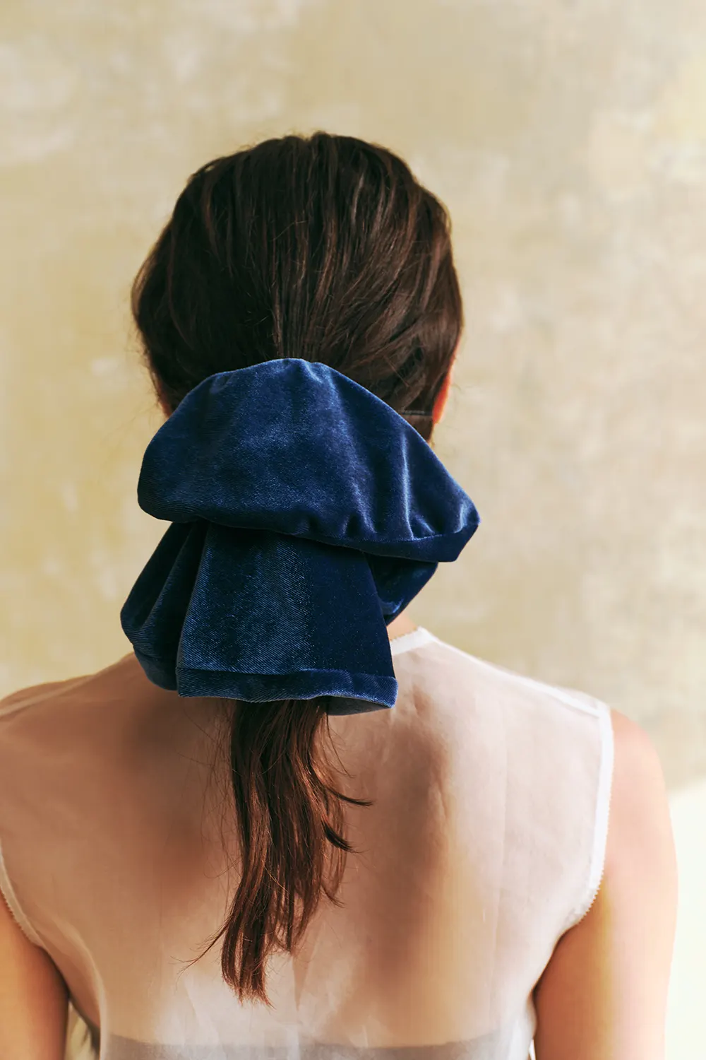 French Velvet Satin Hair Tie