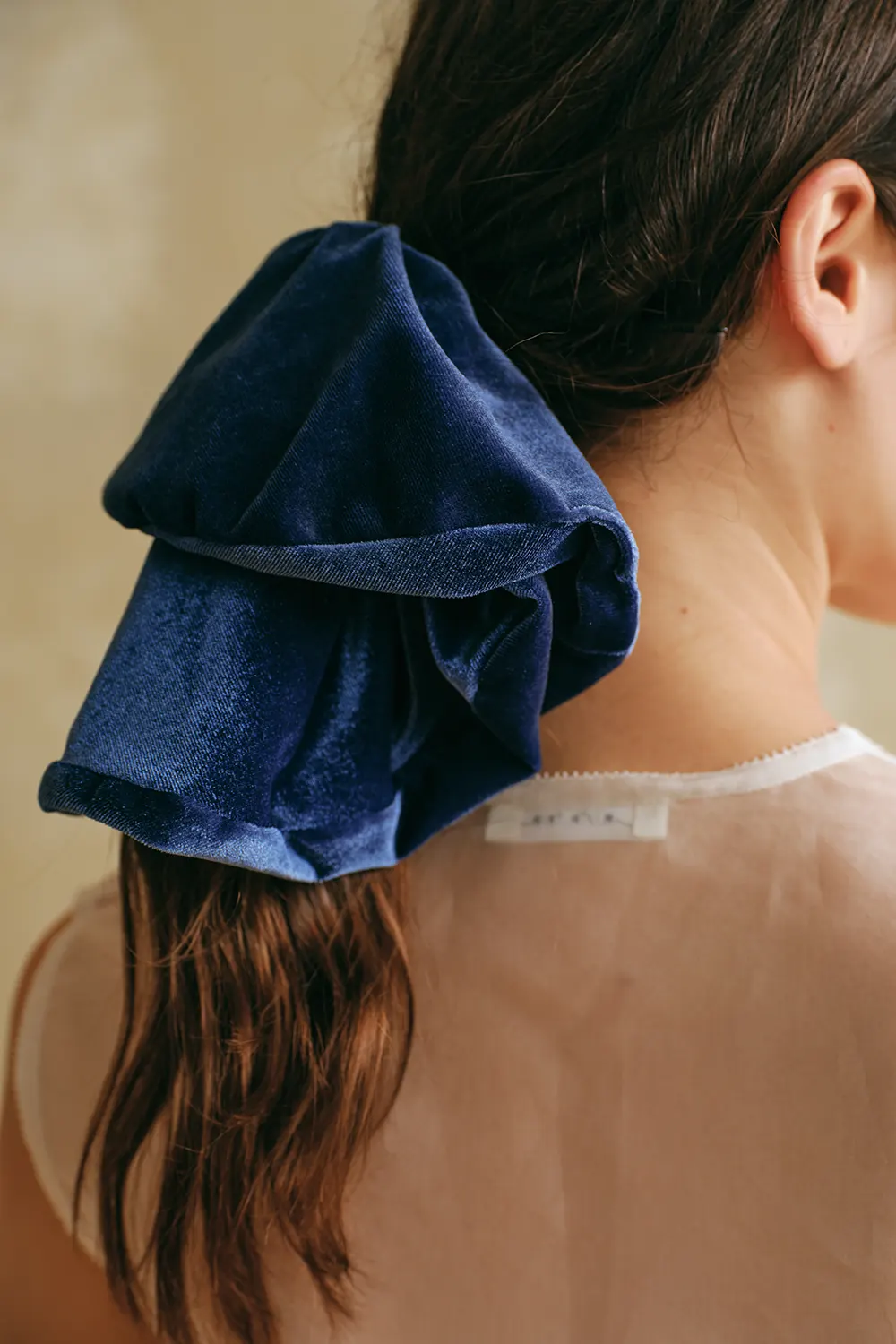 French Velvet Satin Hair Tie