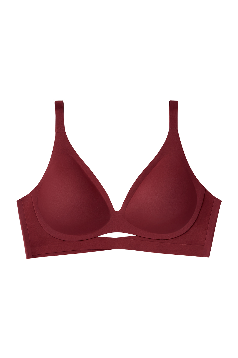 Seamless Push Up Cross-folding Bra