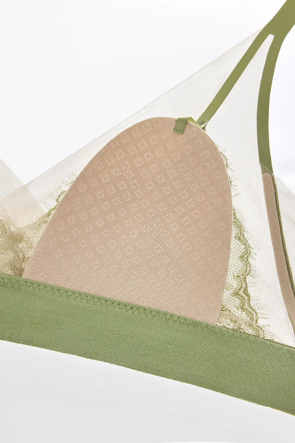 Summer Lace Thin Triangle Cup Bra and Panty Sets