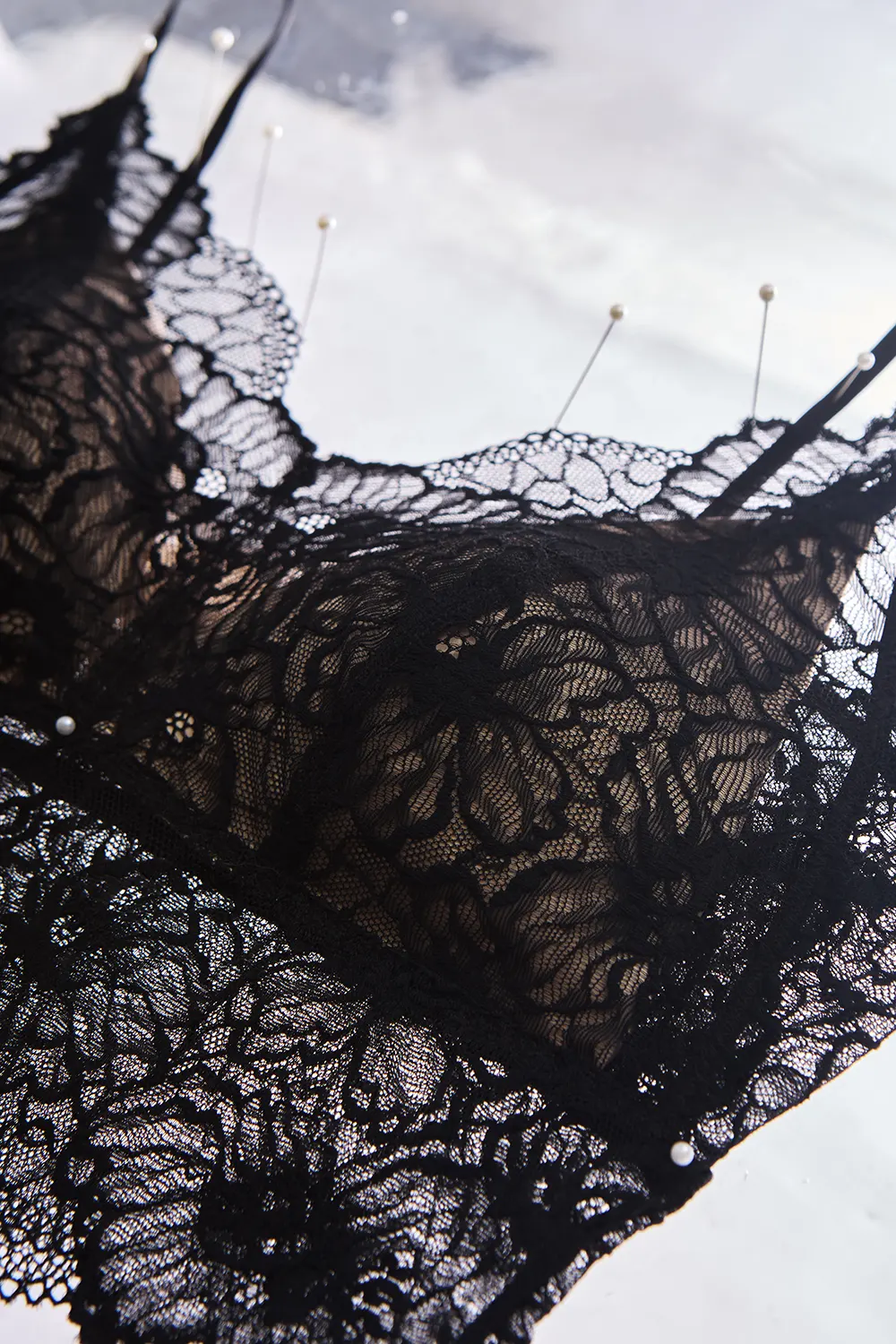 Summer Wireless Lace Tank Bra Sets