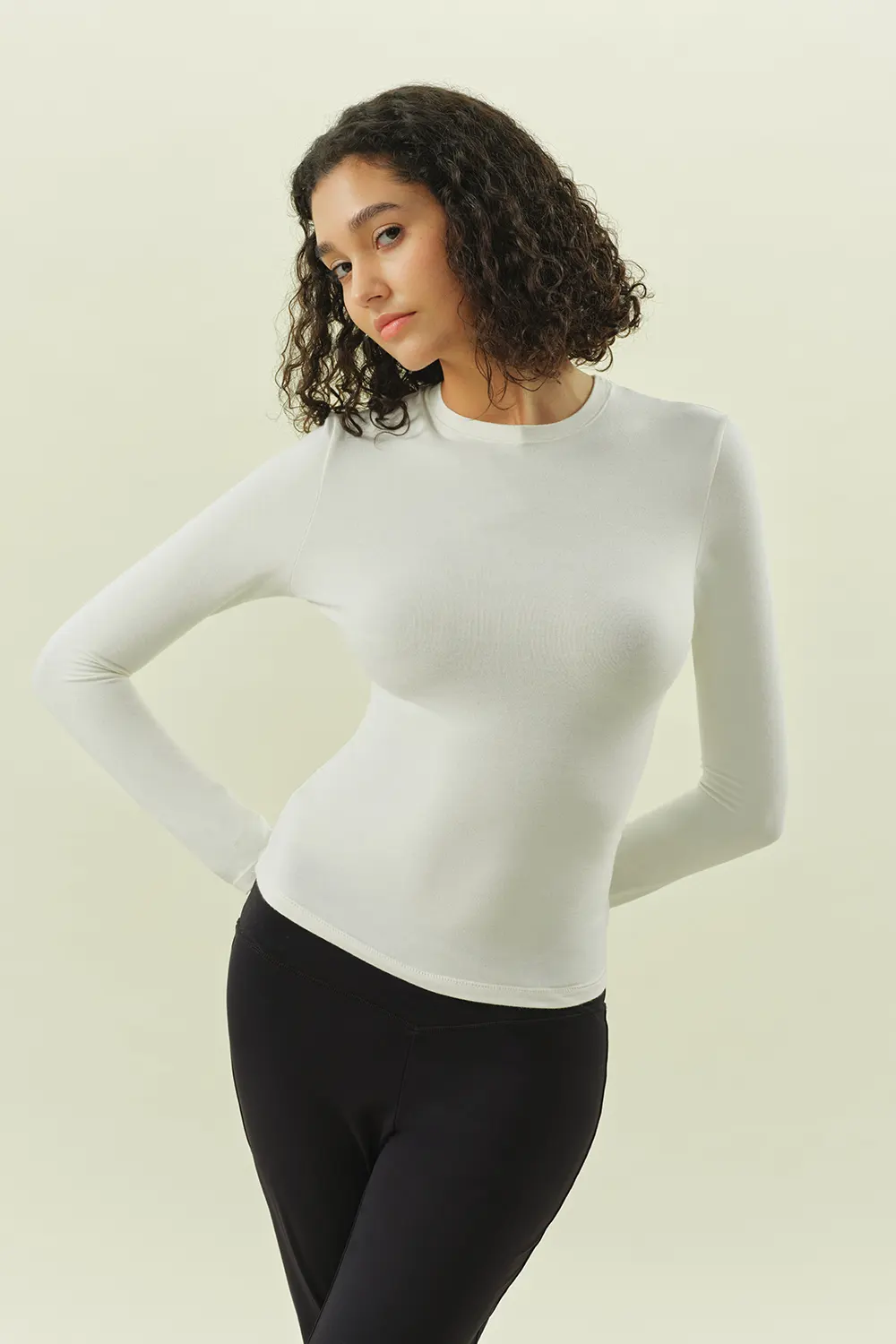 Crew Neck Slim T-shirts Sporty Workout Gym Tops