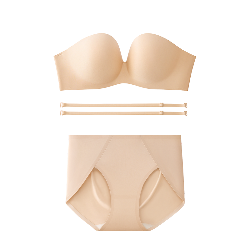 Strapless Invisible Bra Set