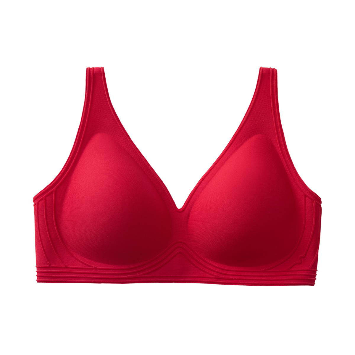 Jelly Seamless Push Up Padded Wireless Bra