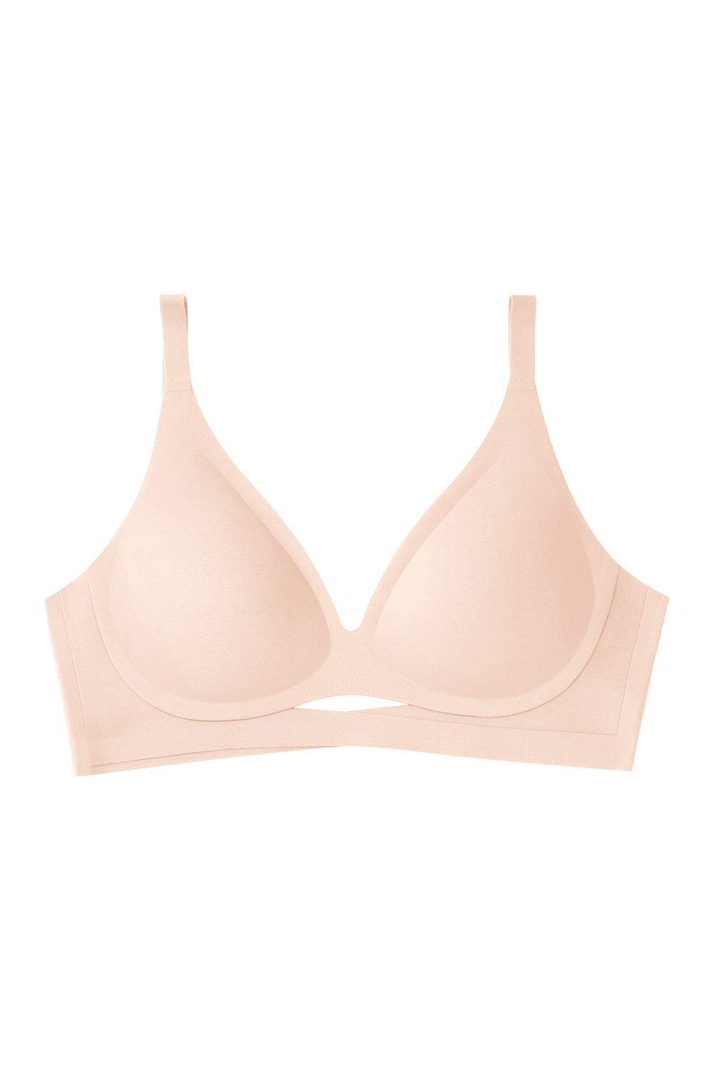 Seamless Push Up Cross-folding Bra