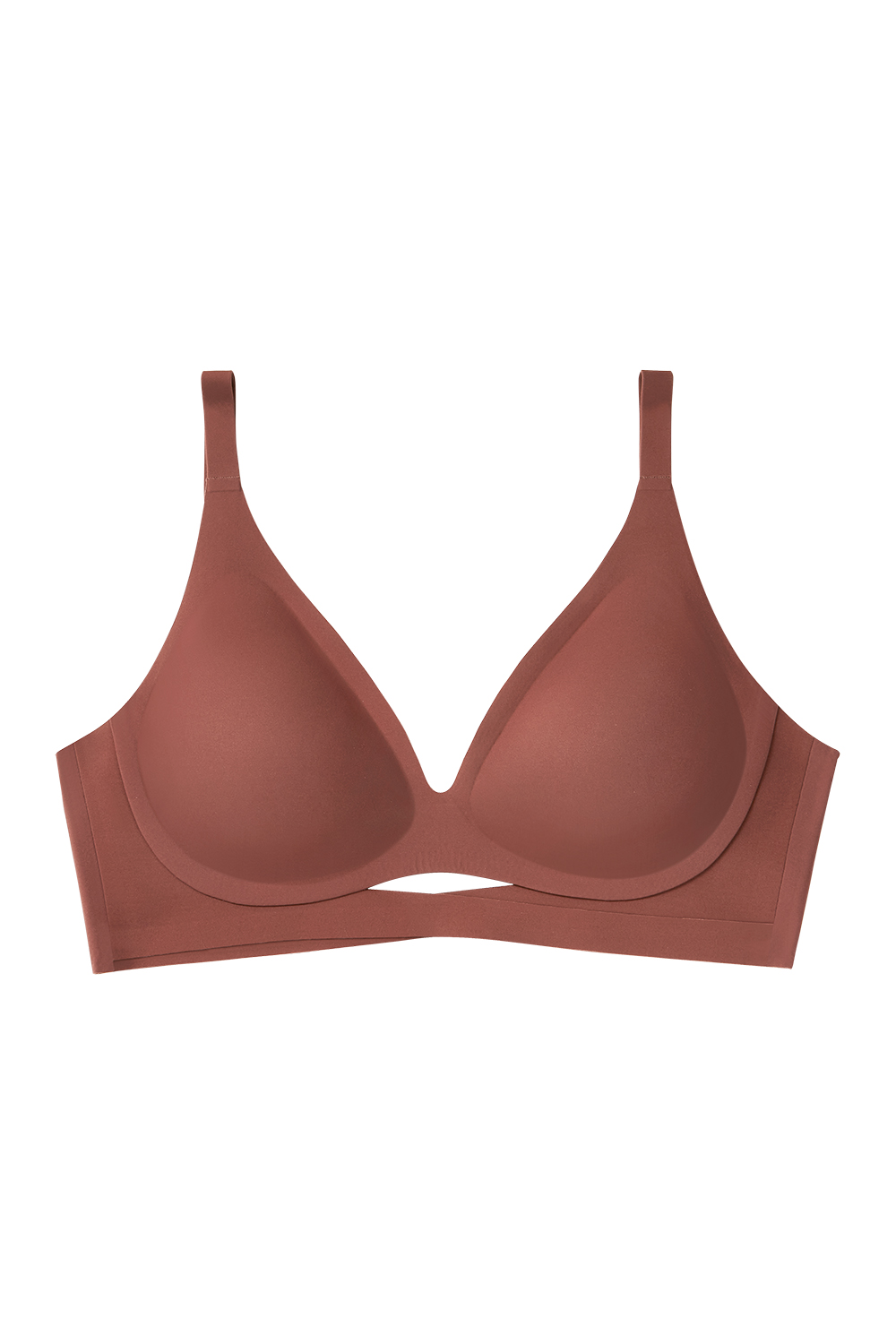 Seamless Push Up Cross-folding Bra