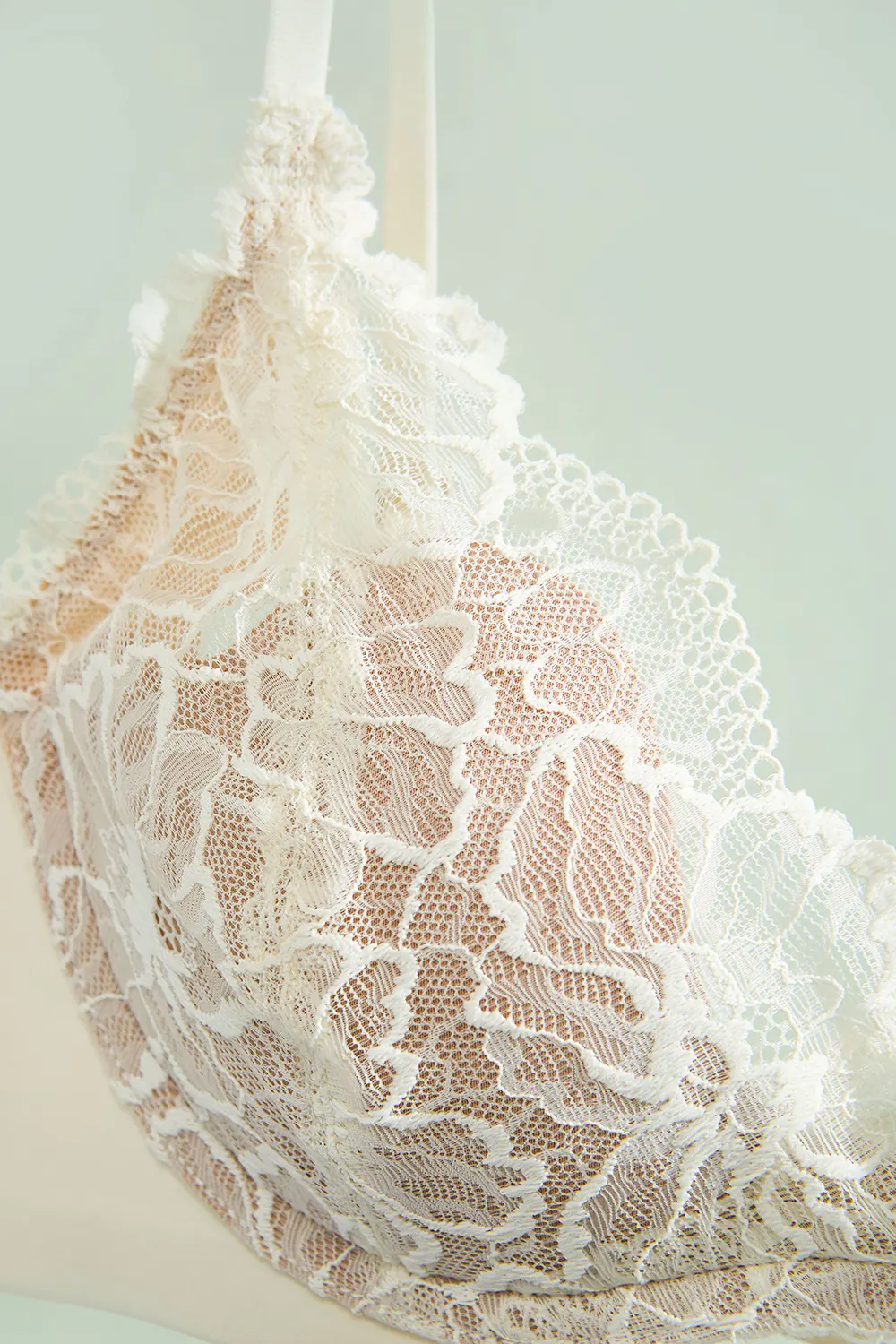 Lace Small Chest Bra Set