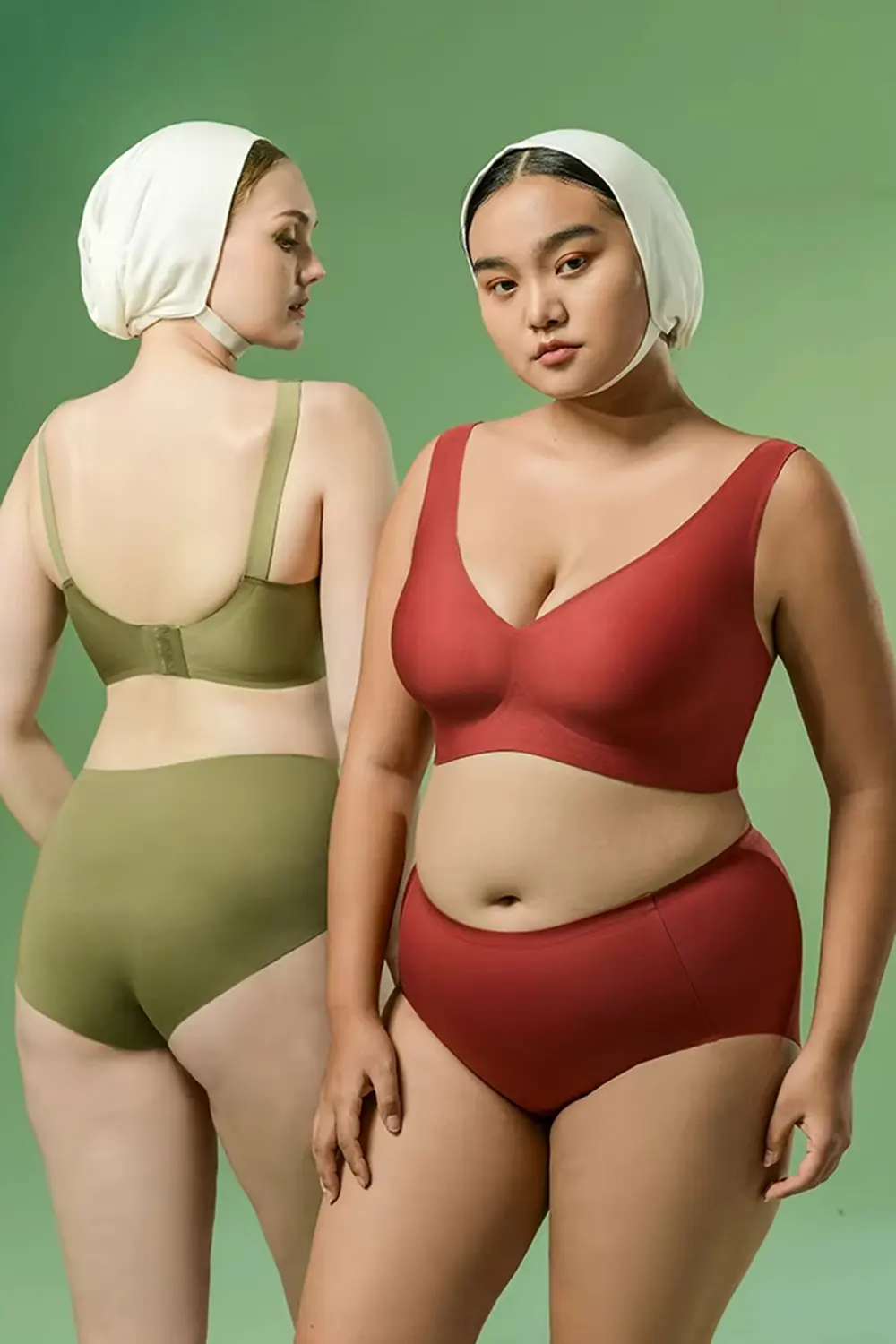 Plus Size Seamless Mid Rise Soft Panties