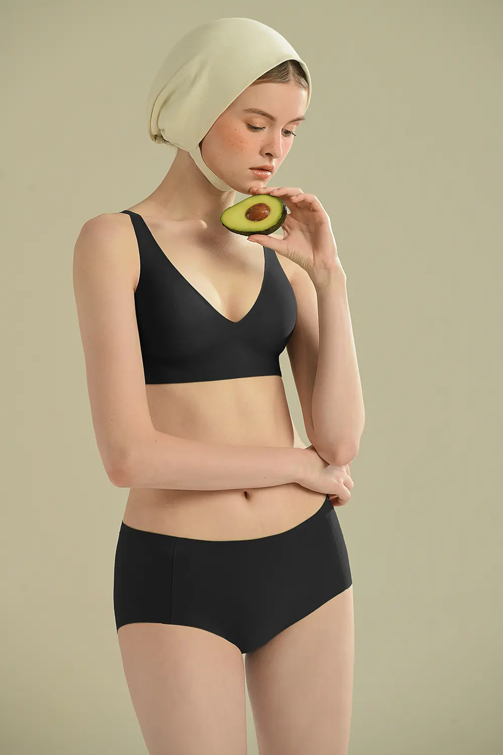 Plunge Wireless Seamless Invisible Push Up Small Chest Bra
