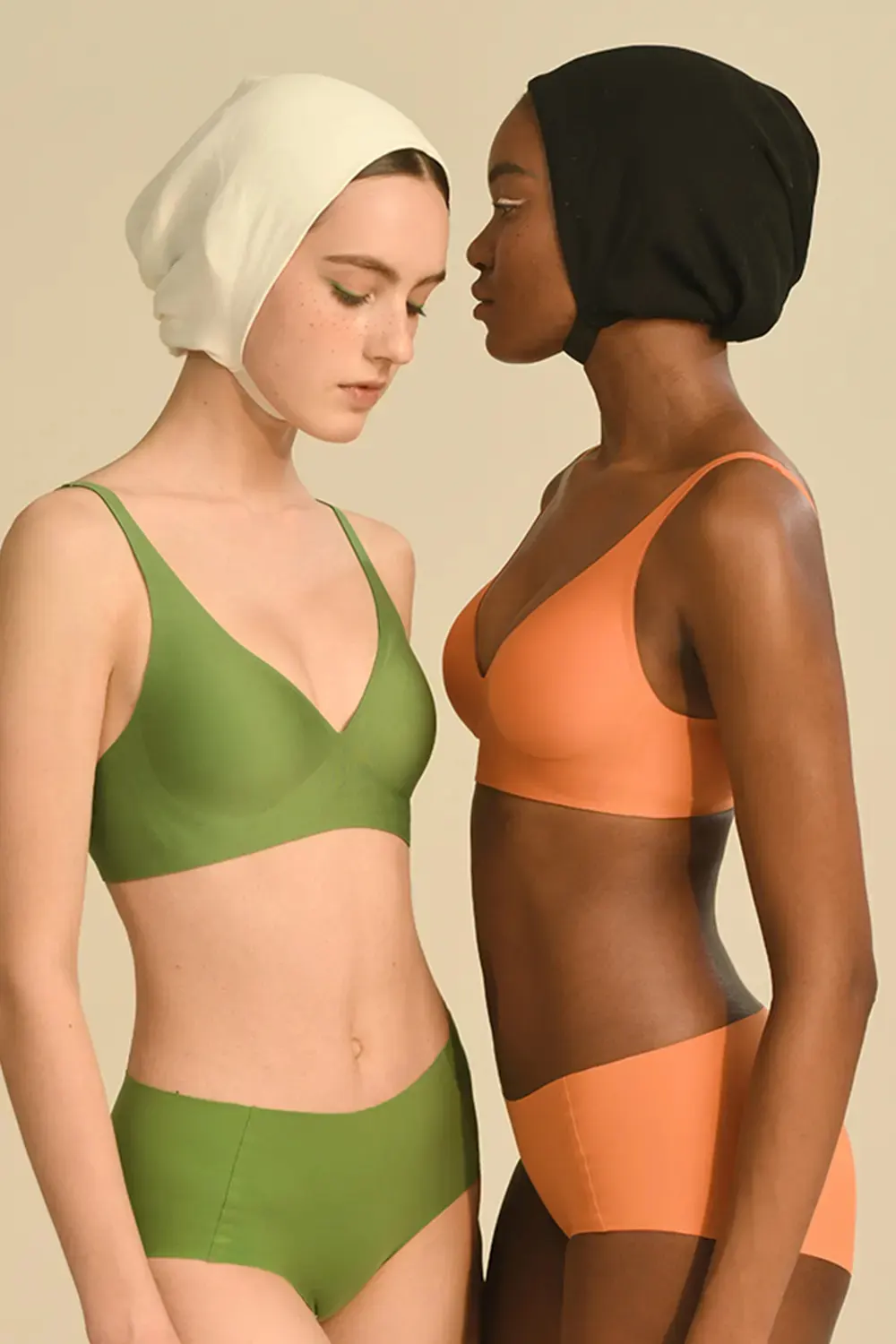 Plunge Wireless Seamless Invisible Push Up Small Chest Bra