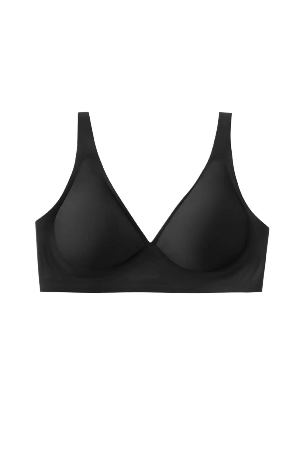 Plunge Wireless Seamless Invisible Push Up Small Chest Bra