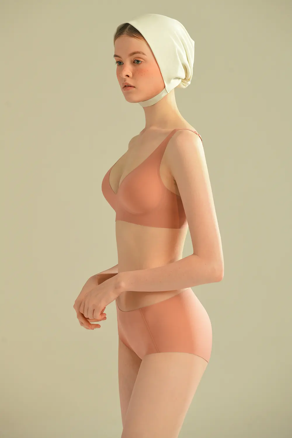 Plunge Wireless Seamless Invisible Push Up Small Chest Bra