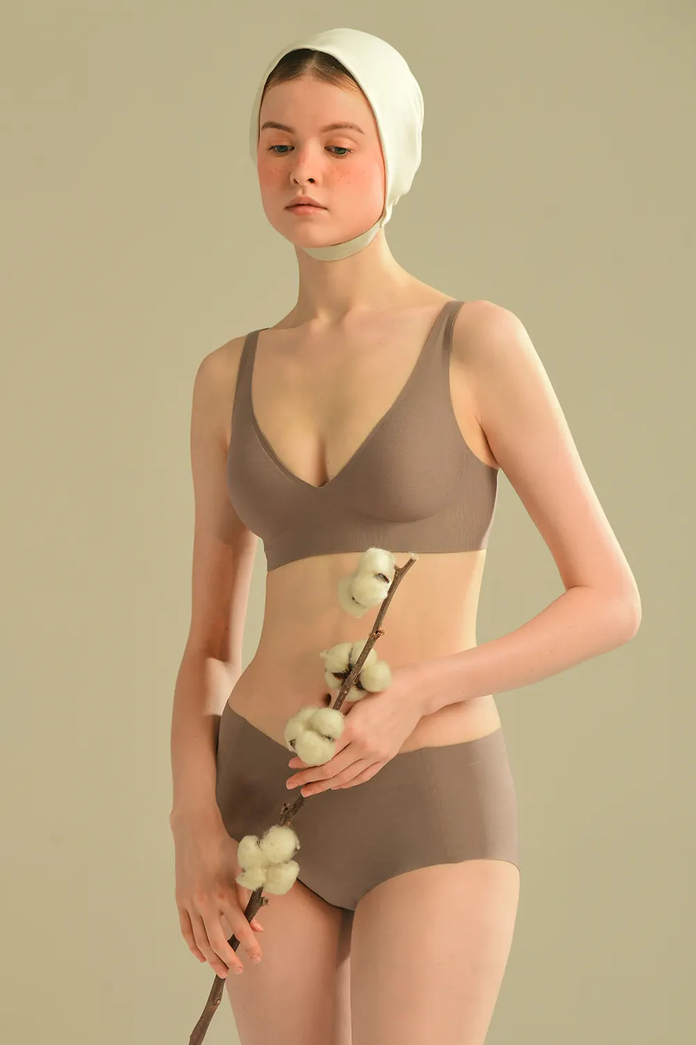 Plunge Wireless Seamless Invisible Push Up Small Chest Bra