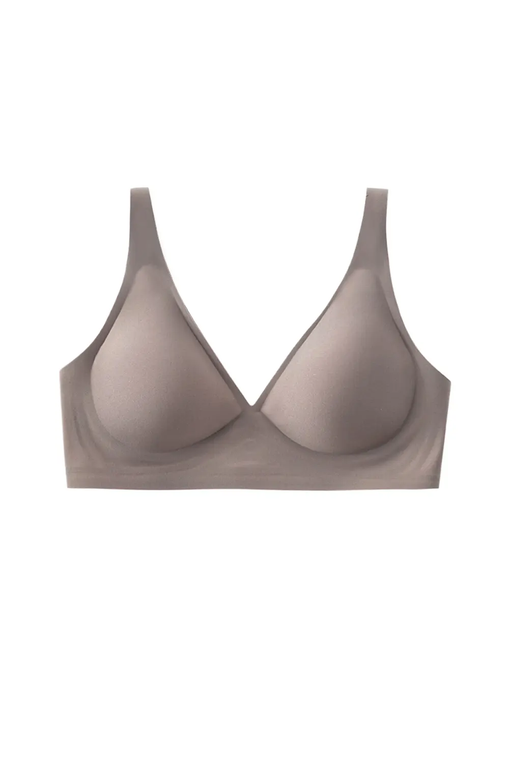 Plunge Wireless Seamless Invisible Push Up Small Chest Bra